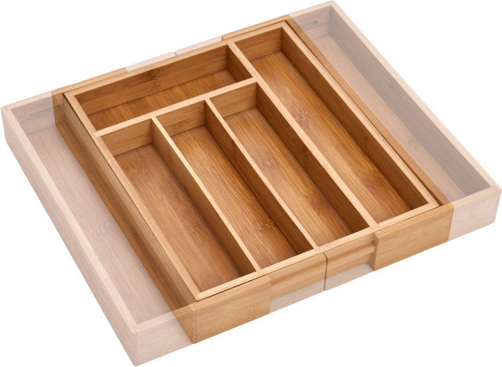 Pojemnik na sztućce Zeller rozsuwany 29-40 x 33 x 5 cm (4003368253220) - obraz 3