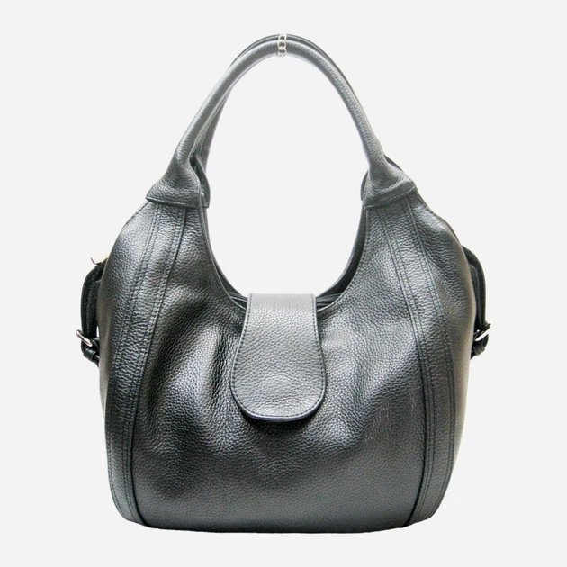 Сумка хобо женская из натуральной кожи средняя ARTiS Bags 265 9242 Черная (6501014206) - Фото 1 Сумка хобо женская из натуральной кожи средняя ARTiS Bags 265 9242 Черная (6501014206) - изображение 1