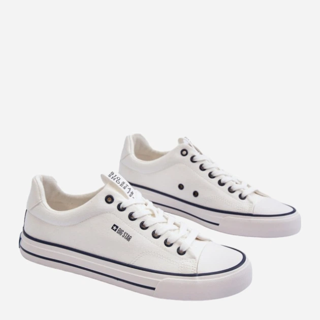 Trampki męskie do kostki Big Star NN174004 45 Białe (5900714750312) - obraz 3