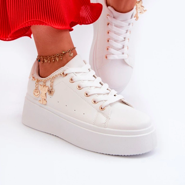 Жіночі кеди низькі Tivissa 39 Біле (5905677191493/5905677191431) - зображення 5