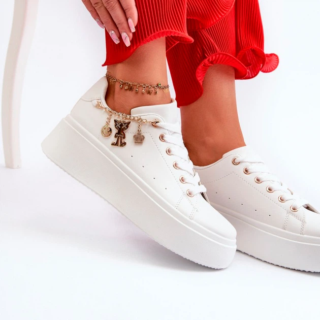 Жіночі кеди низькі Tivissa 37 Біле (5905677191417/5905677191479) - зображення 7