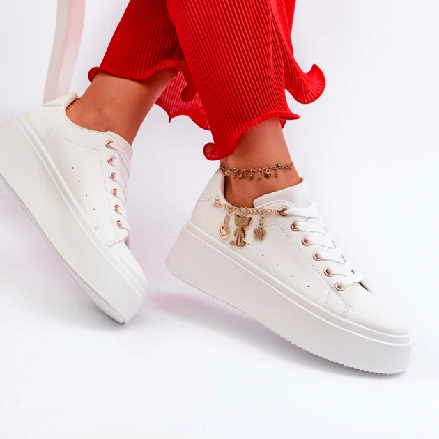 Жіночі кеди низькі Tivissa 41 Біле (5905677191455/5905677191516) - зображення 6