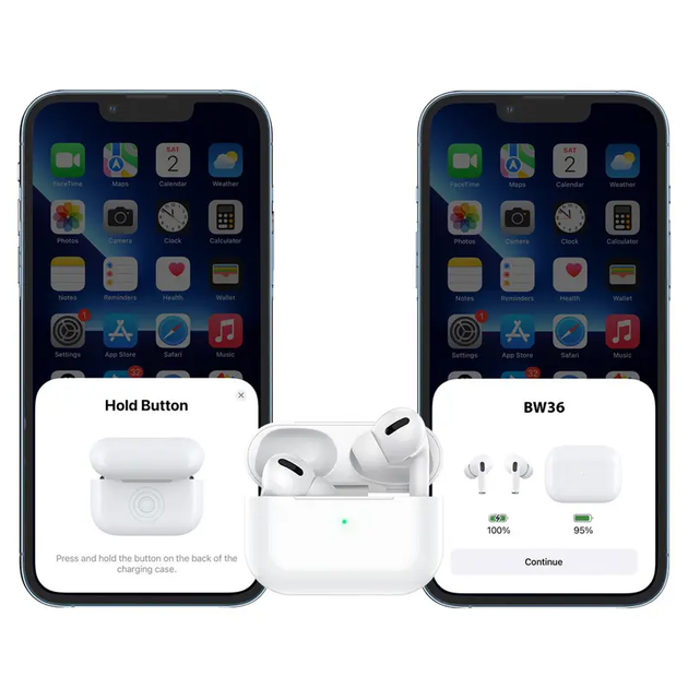 Бездротові навушники TWS BOROFONE BW36, ANC, White (6941991100291) - изображение 5