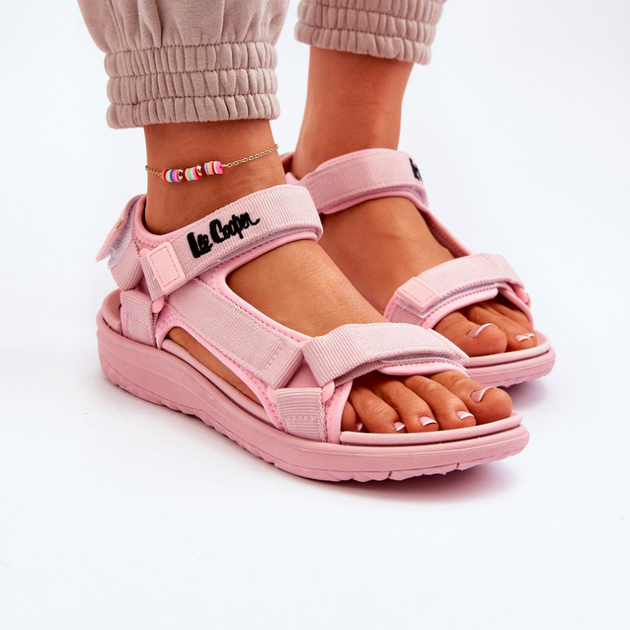Жіночі сандалії Lee Cooper LCW-24-34-2613 36 Рожеві (5904292166572) - зображення 3