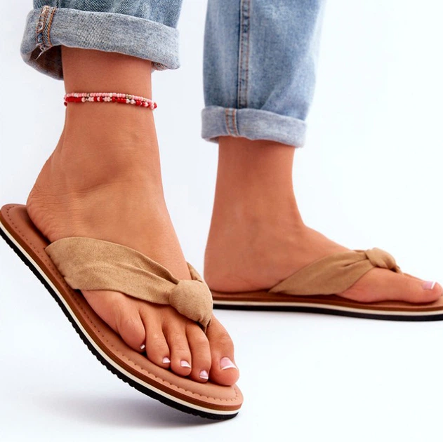 Жіночі в'єтнамки Big Star LL274623 38 Бежеві (5900714632731) - зображення 5