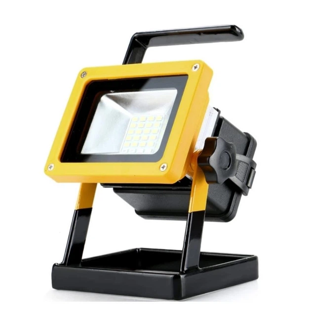 Светодиодный аккумуляторный прожектор Led FloodLight 30W переносной ручной фонарь на подставке - изображение 9