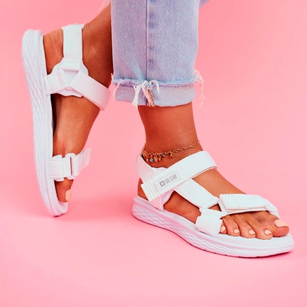 Sandały damskie sportowe Big Star FF274A603 40 Białe (5900714233938) - obraz 5