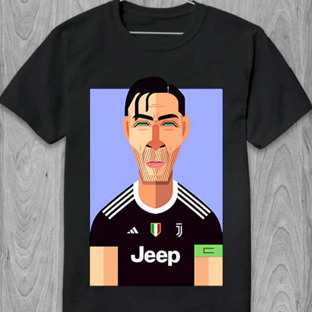 Футболка Джанлуїджі Буффон PG03106 Чорна XS – Брендовая одежда | ROZETKA