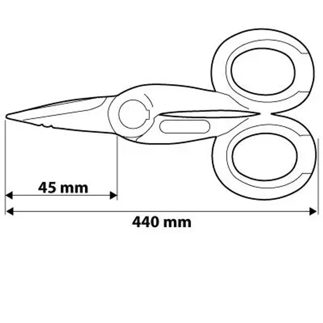 Nożyczki NEO Tools do kabli i izolacji 140 mm 01-511 (5907558405378) - obraz 9