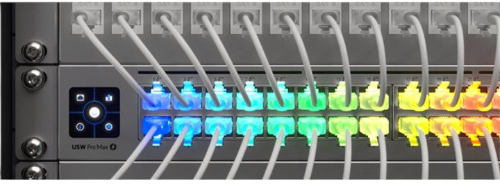 Patchcord optyczny Ubiquiti Patch Cable UniFi Etherlighting 0.15 m (UACC-CABLE-PATCH-EL-0.15M-W-24) - obraz 6