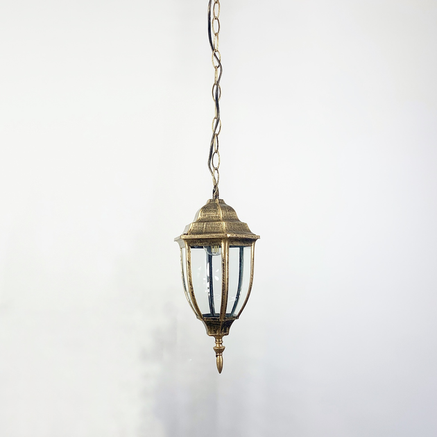 Уличный подвесной светильник Light House LNF-17473/1P бронза, высота плафона 35 см - изображение 2