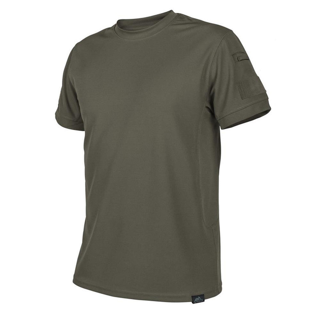 Футболка тактична Helikon-Tex Термоактивна 2XL Олива TACTICAL T-SHIRT - TOPCOOL OLIVE GREEN (TS-TTS-TC-02-B07-XXL) - зображення 1