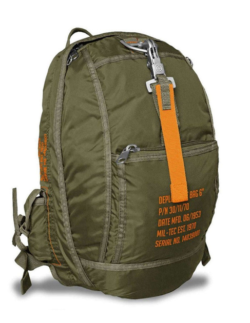 Рюкзак пілота тактичний Mil-Tec 15Л DEPLOYMENT BAG 6 OLIVE (14039001-15) - зображення 1