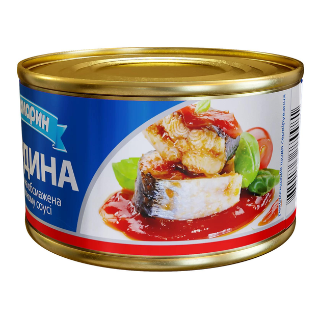 Рыбная консерва Сардины атлантические обжаренные в томатном соусе ...