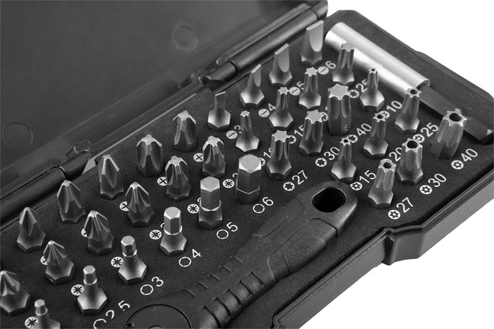 Набір насадок NEO Tools з тримачем 38 шт 06-105 (5907558402315) - зображення 3