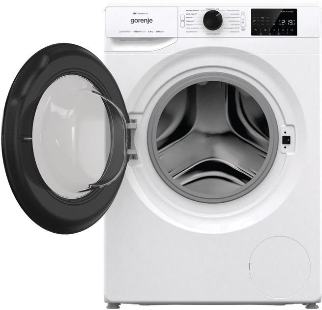 Стиральная машина полногабаритная Gorenje WPNEI84A1SWIFI/UA + Сушильный автомат Gorenje DPNE83GNLWIFI/UA (комплект) - изображение 5
