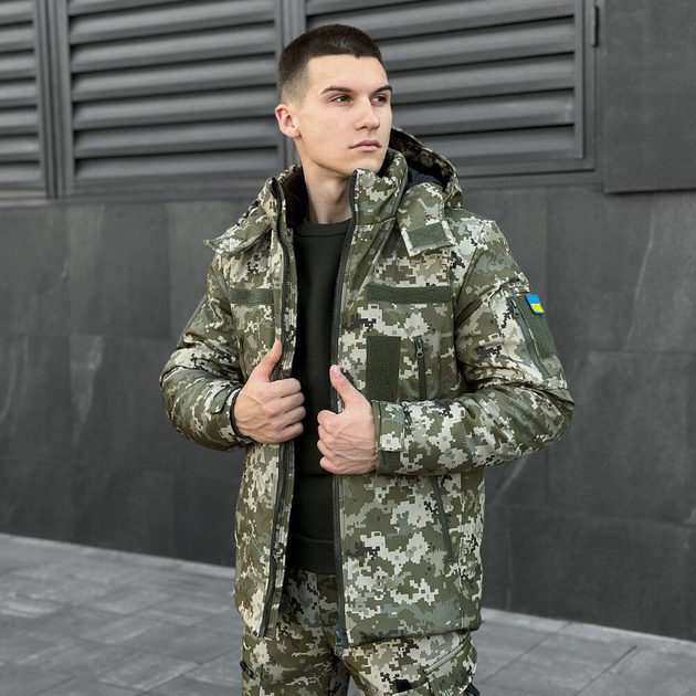 Мужская зимняя куртка Pobedov Winter Jacket Motive + Подарок шеврон размер L - изображение 2