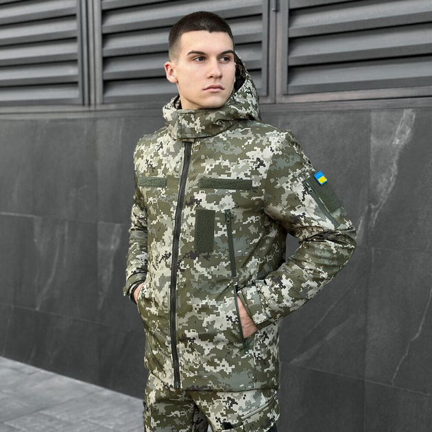 Мужская зимняя куртка Pobedov Winter Jacket Motive + Подарок шеврон размер 2XL - изображение 1