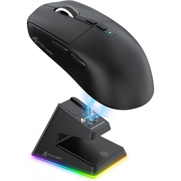 Миша Attack Shark X6 Black PAW3395 - изображение 1