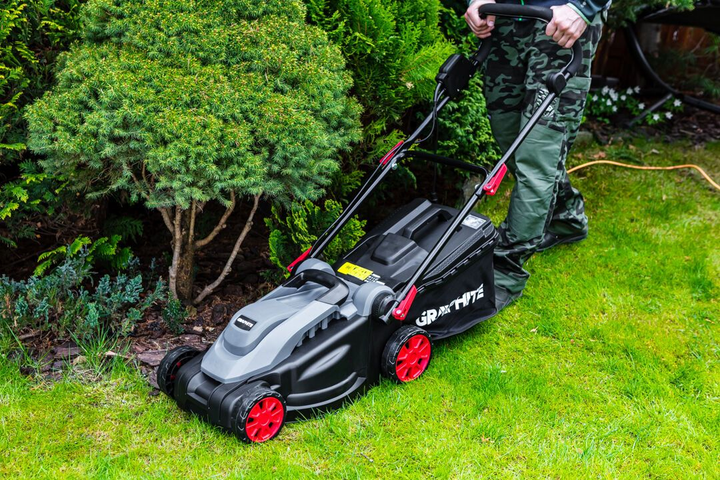 Газонокосарка електрична Graphite 2000 Вт 43 см 45 л 20-70 мм 14 кг 59G475 (5902062082954) - зображення 11