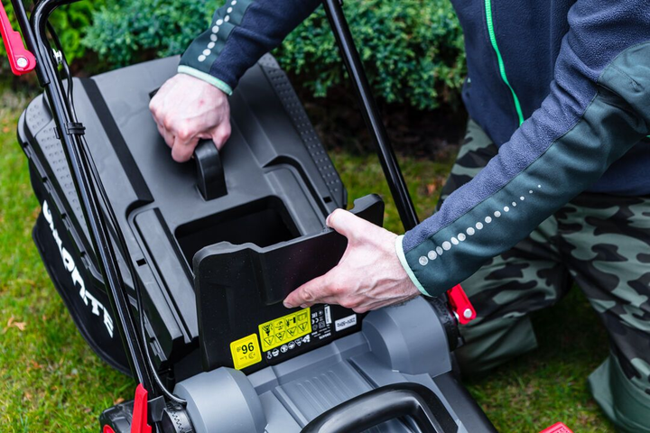 Kosiarka elektryczna Graphite 1500 W 36 cm 35 l 20-50 mm 10.1 kg 59G474 (5902062082947) - obraz 11