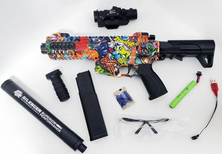 Детский автомат на орбизах M416 - ARP 9 GUN Silencer, 75 см