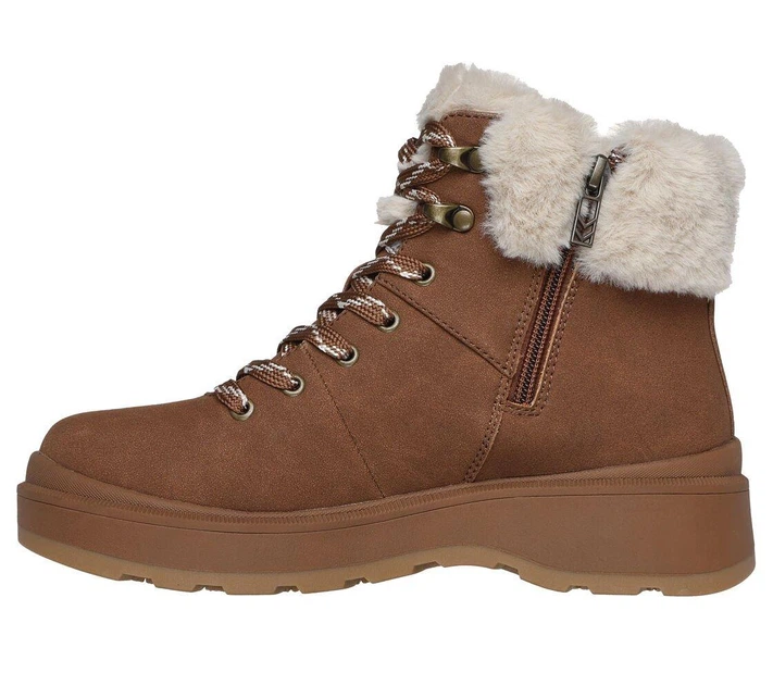 Жіночі черевики Skechers 39 Коричневий 168087 CSNT - зображення 3