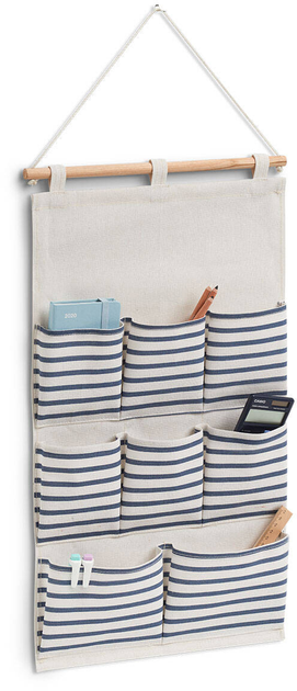 Organizer na ścianę Zeller Stripes z kieszeniami 35 x 60 cm (4003368142852) - obraz 4