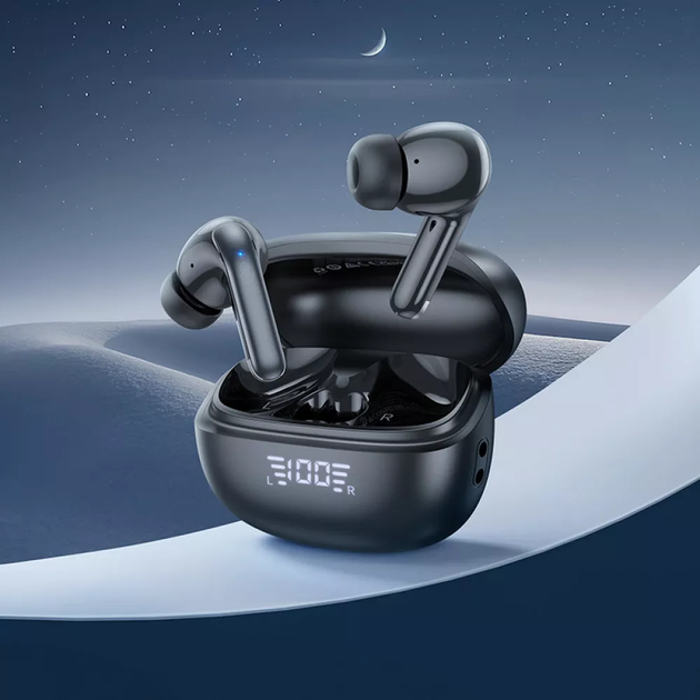 Навушники TWS Bluetooth Headset - Hoco EQ5 - Black (019i) - зображення 5