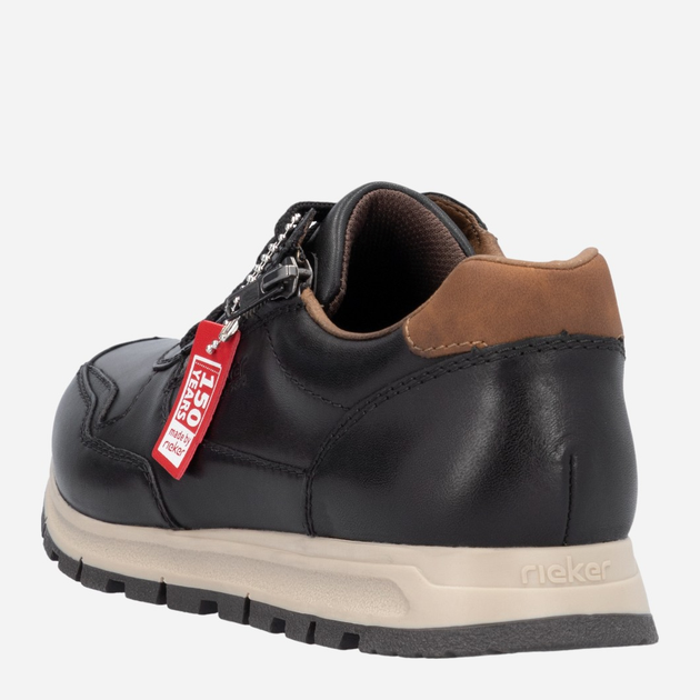 Buty sportowe męskie RIEKER B0504-00 42 (8UK) 28 cm Czarne (4061811337330) - obraz 7