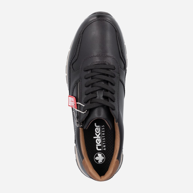 Buty sportowe męskie RIEKER B0504-00 42 (8UK) 28 cm Czarne (4061811337330) - obraz 8