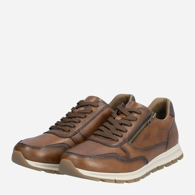 Buty sportowe męskie RIEKER B0504-24 43 (9UK) 28.5 cm Brązowe (4061811337446) - obraz 3