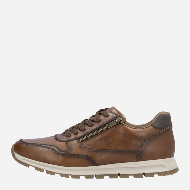 Buty sportowe męskie RIEKER B0504-24 46 (11UK) 30.3 cm Brązowe (4061811337477) - obraz 4