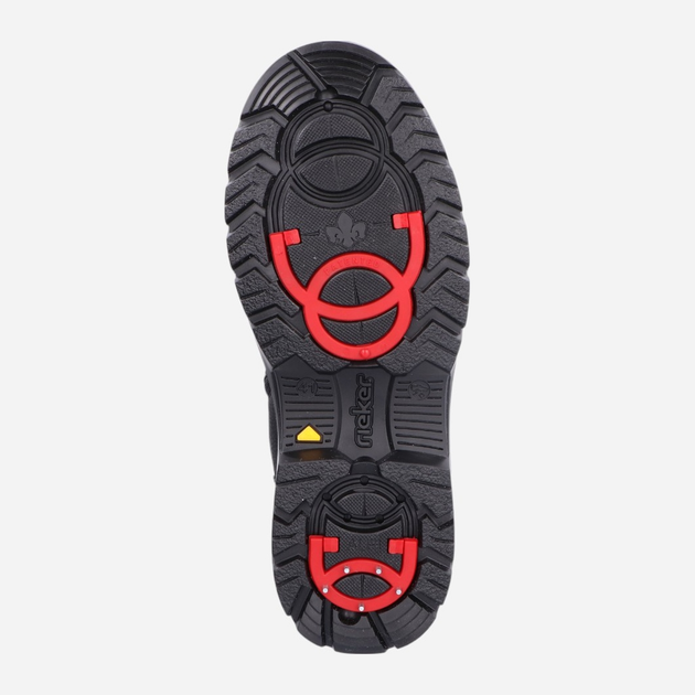 Чоловічі зимові черевики RIEKER F5410-00 41 (7.5UK) 27 см Чорні (4061811044856) - зображення 9
