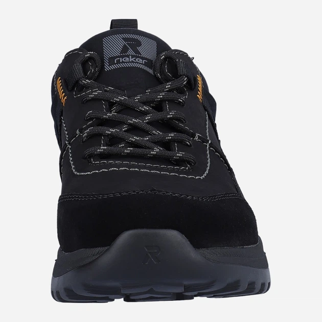 Sneakersy męskie RIEKER U0100-00 41 (7.5UK) 27 cm Czarne (4061811106653) - obraz 6