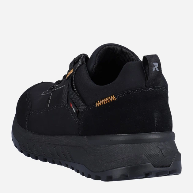 Sneakersy męskie RIEKER U0100-00 42 (8UK) 27.4 cm Czarne (4061811106660) - obraz 7