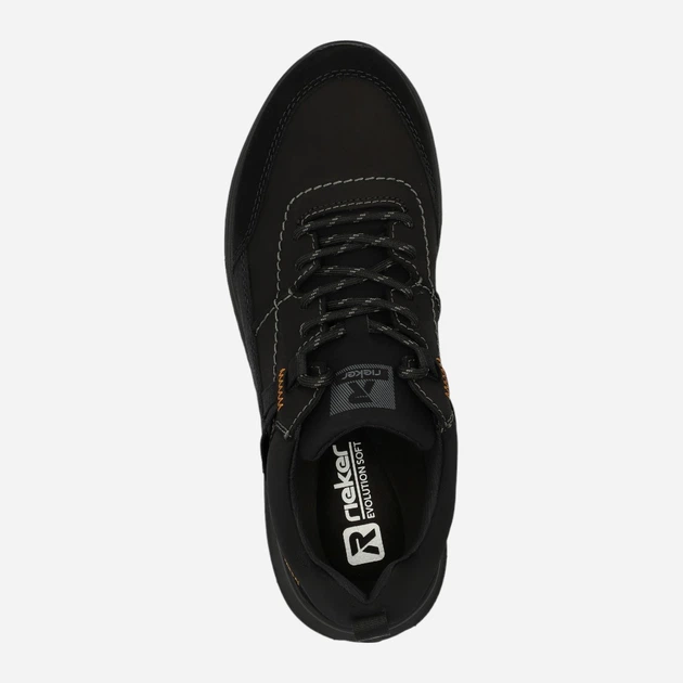 Sneakersy męskie RIEKER U0100-00 43 (9UK) 28 cm Czarne (4061811106677) - obraz 8