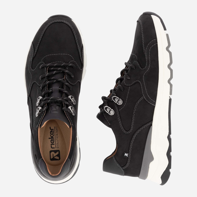 Buty sportowe męskie RIEKER U0902-00 44 (9.5UK) 29 cm Czarne (4061811331741) - obraz 10