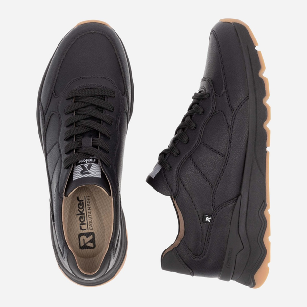 Buty sportowe męskie RIEKER U0904-00 44 (9.5UK) 29 cm Czarne (4061811409716) - obraz 10