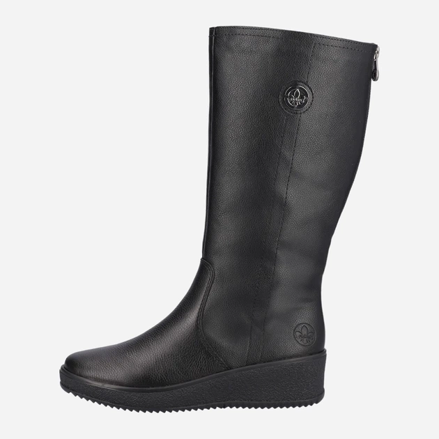 Жіночі зимові чоботи RIEKER Y4470-01 38 (5UK) 24.6 см Чорні (4061811012688) - зображення 4