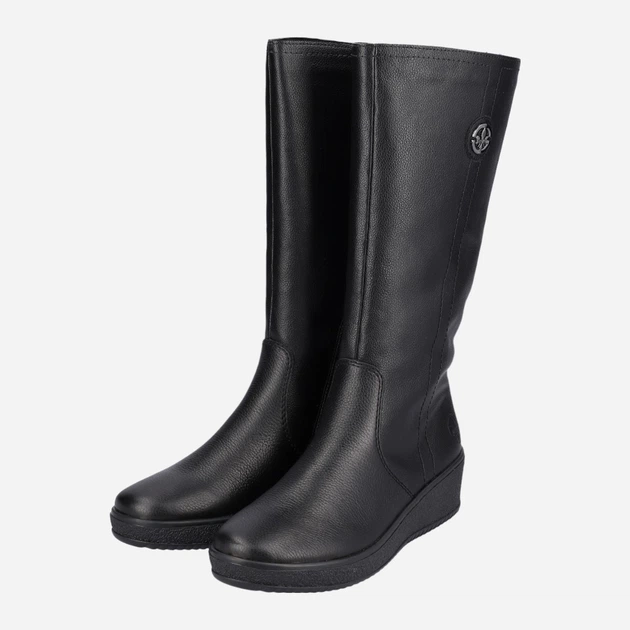 Жіночі зимові чоботи RIEKER Y4470-01 40 (6.5UK) 26 см Чорні (4061811012701) - зображення 3