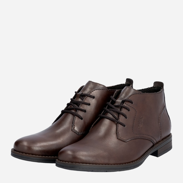Buty derby męskie RIEKER 10302-25 41 (7.5UK) 27 cm Brązowe (4061811370825) - obraz 3