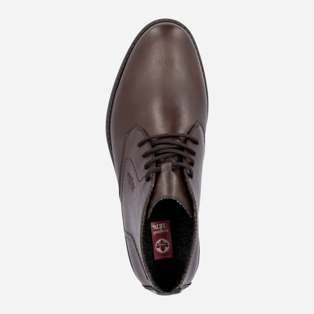 Buty derby męskie RIEKER 10302-25 43 (9UK) 28.5 cm Brązowe (4061811370849) - obraz 8