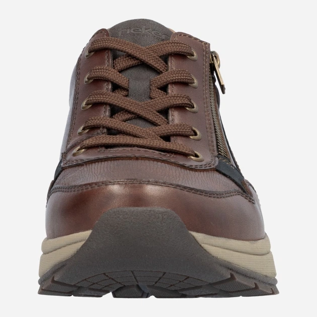 Sneakersy męskie RIEKER 11001-25 40 (6.5UK) 26 cm Brązowe (4061811416677) - obraz 6