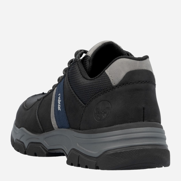 Buty sportowe męskie RIEKER 11211-01 42 (8UK) 28 cm Czarne (4061811441747) - obraz 7