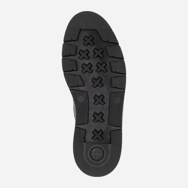 Zimowe botki męskie skórzane RIEKER 30150-00 43 (9UK) 28.5 cm Czarne (4061811741915) - obraz 9