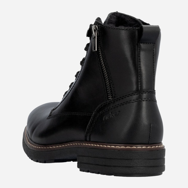 Чоловічі зимові черевики RIEKER 33104-00 41 (7.5UK) 27 см Чорні (4061811621682) - зображення 7