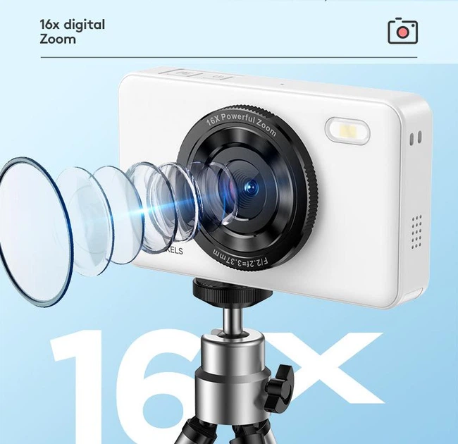 Цифровий фотоапарат Benjie U28 4K 32GB 2.8" 48мп камера English version чорний - Фото 6 Цифровий фотоапарат Benjie U28 4K 32GB 2.8" 48мп камера English version чорний - зображення 6