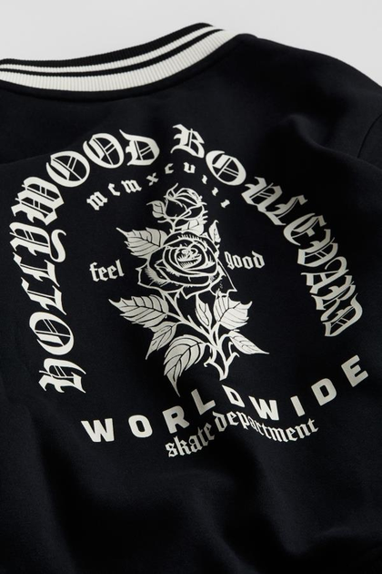 Бомбер H&M пх10324 чорний 134-140 