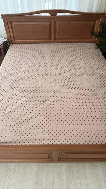 Простирадло на резинці бязь 160x200+25 см Коричневий (Д-mur-rezinka-001-02) - зображення 5